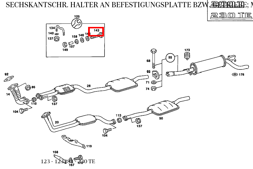 Sechskantschraube HALTER AN BEFESTIGUNGSPLATTE BZW. GETRIEBE; M8X20 230 TE 123 Sechskantschraube HALTER AN BEFESTIGUNGSPLATTE BZW. GETRIEBE; M8X20 230 TE 123