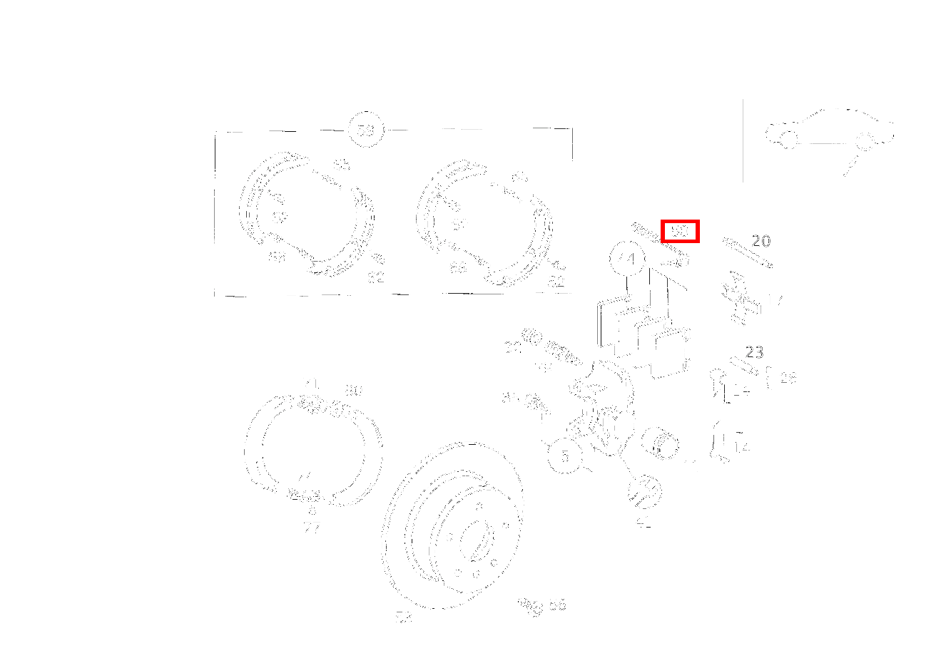 Belagverschleisssensor BREMSBELAGVERSCHLEISSANZEIGE 420 SEC COUPE mit Automatic 126 Belagverschleisssensor BREMSBELAGVERSCHLEISSANZEIGE 420 SEC COUPE mit Automatic 126