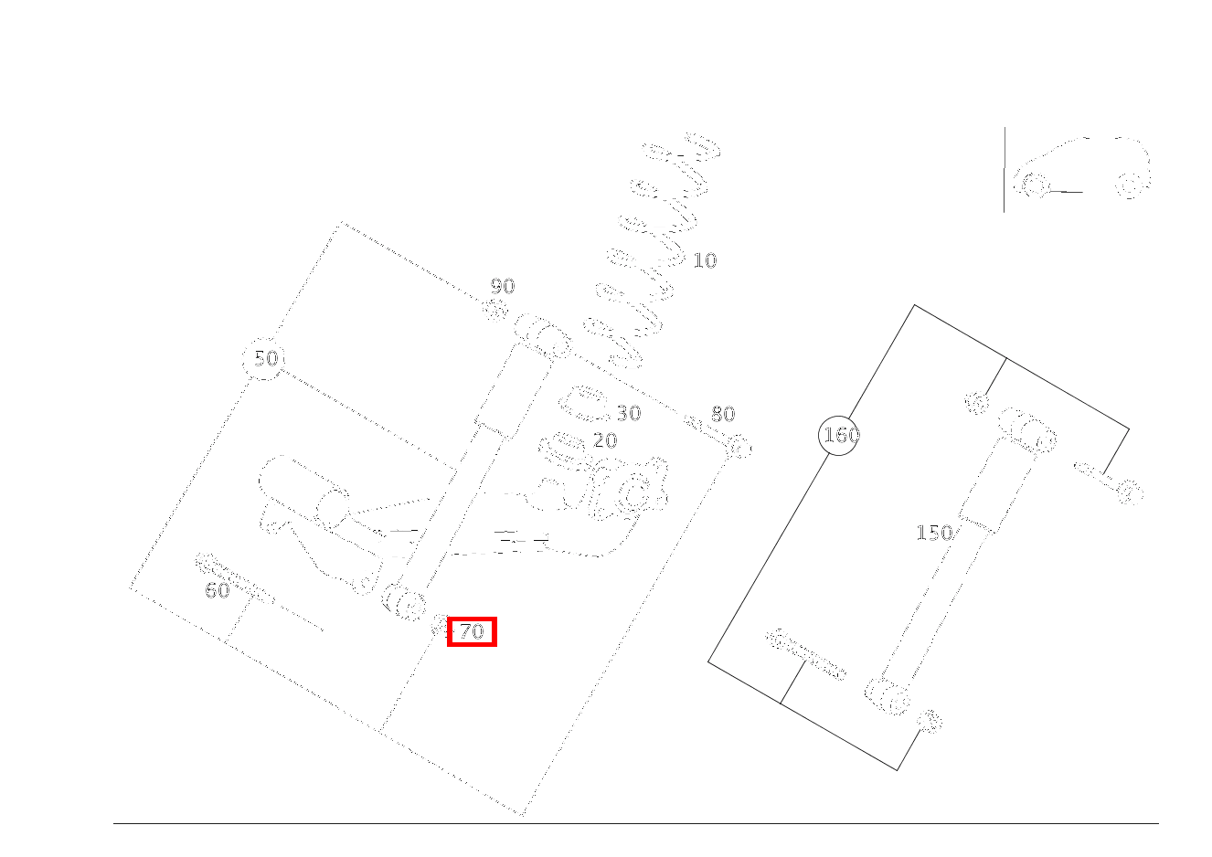 Sechskantmutter STOSSDAEMPFER AN LAENGSLENKER; M12X1.5 A 160 Coupé 169 Sechskantmutter STOSSDAEMPFER AN LAENGSLENKER; M12X1.5 A 160 Coupé 169