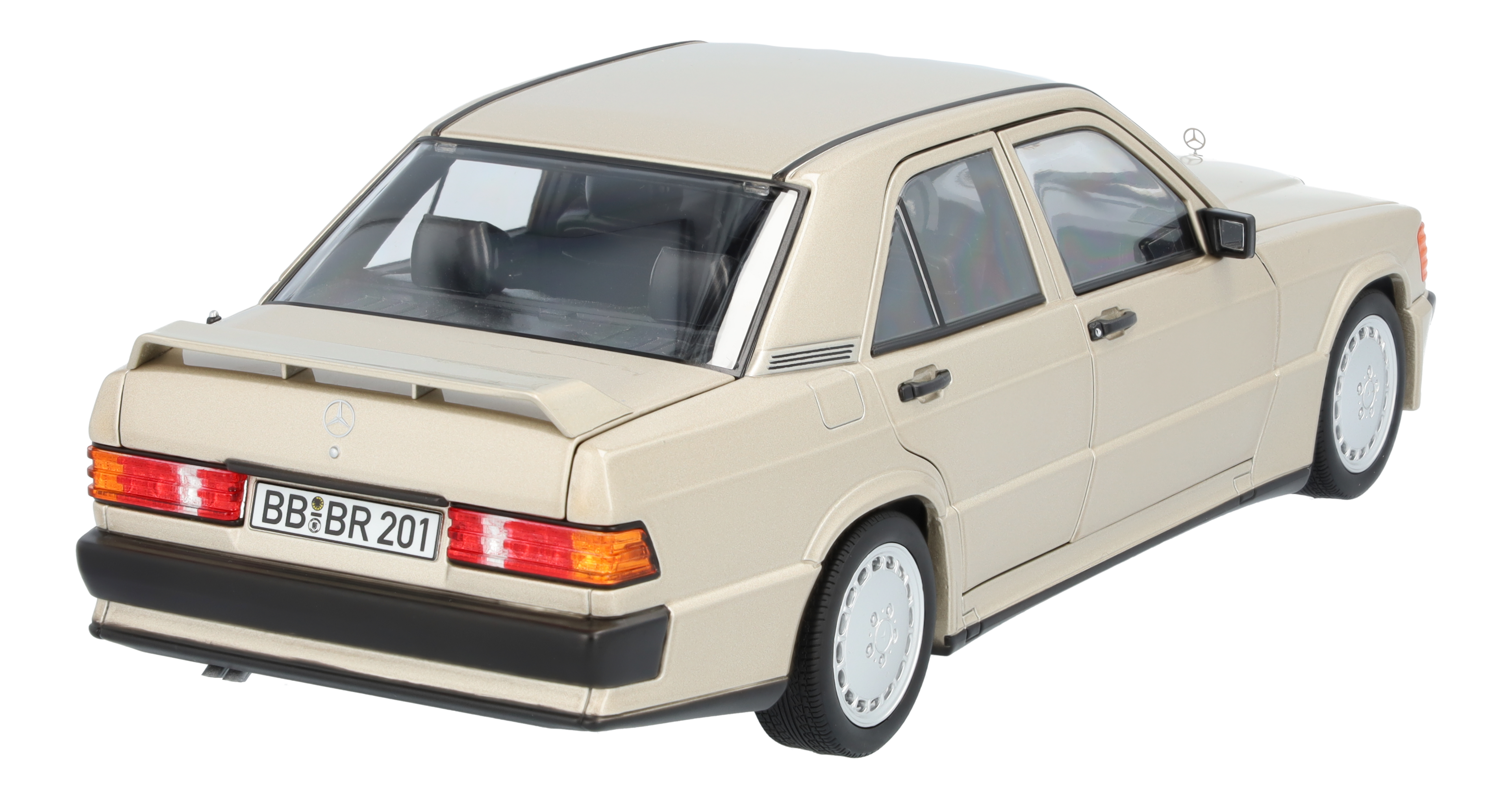 Mercedes-Benz - 190 E 2.3-16 W 201 (1984-1988) silberfarben, 1:18