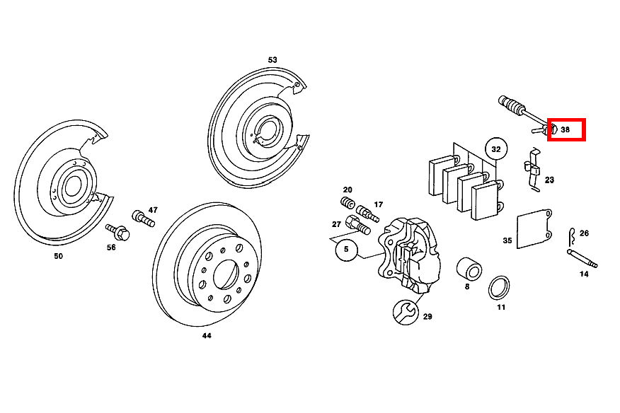 Belagverschleisssensor BREMSBELAGVERSCHLEISSANZEIGE 230 TE 123 Belagverschleisssensor BREMSBELAGVERSCHLEISSANZEIGE 230 TE 123