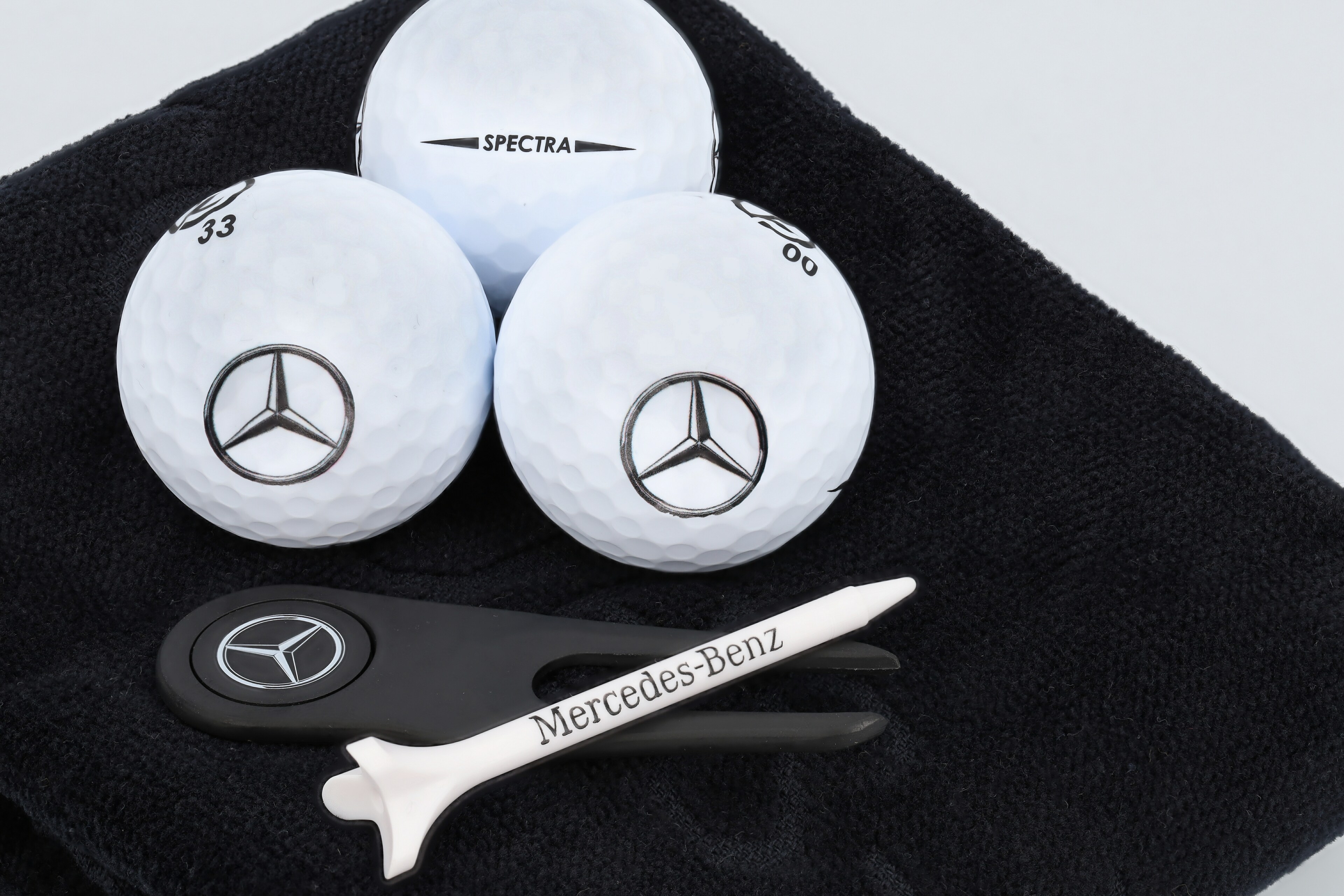 Mercedes-Benz -  Golf-Geschenkset, groß, schwarz