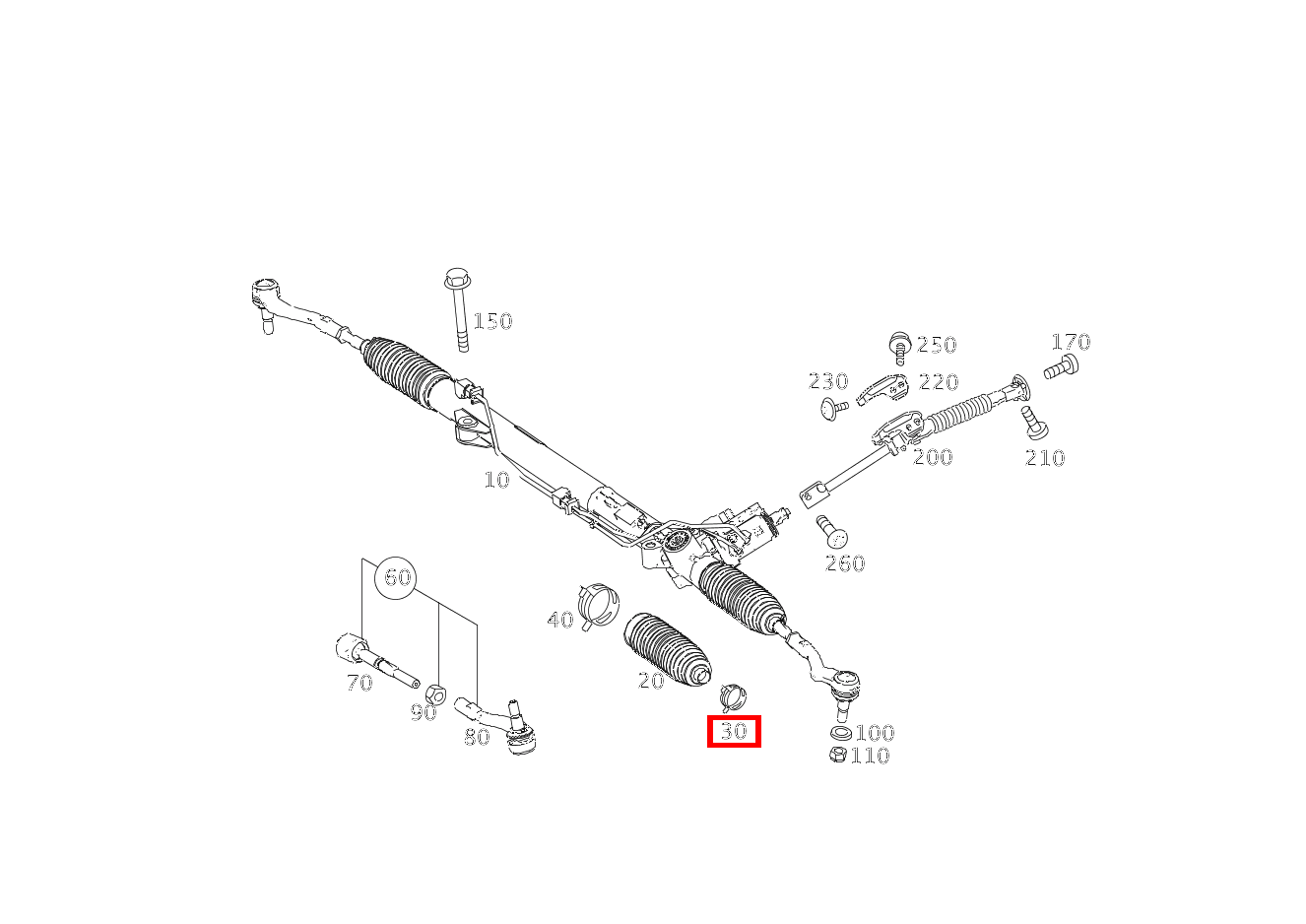 Schlauchschelle AUSSEN; 14-24 MM SLS AMG GT Roadster Final Edition 197