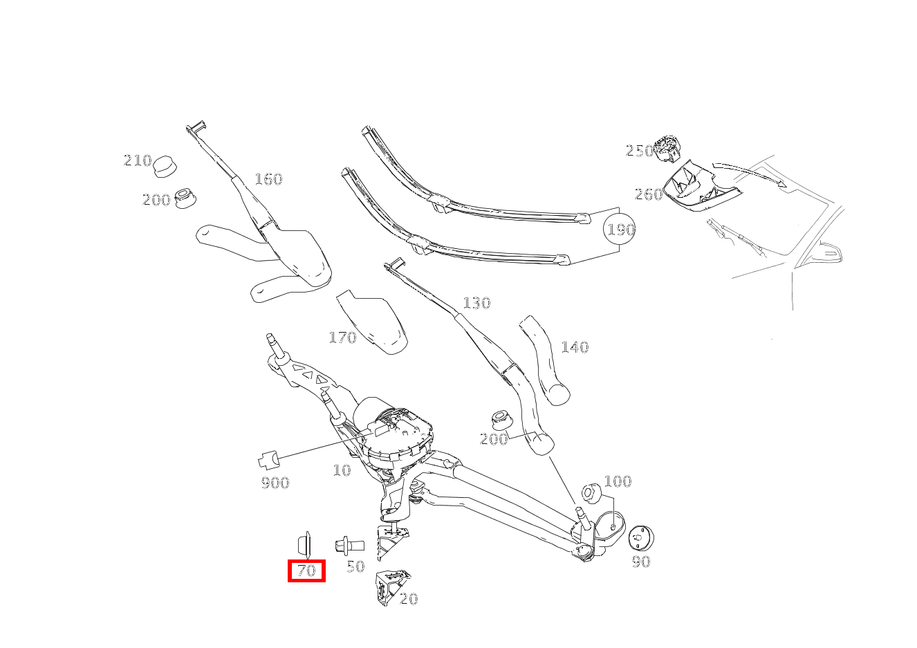 Verschlussdeckel AN TRENNWAND MITTE; 10 MM E 220 CDI T-Modell 253 Verschlussdeckel AN TRENNWAND MITTE; 10 MM E 220 CDI T-Modell 253
