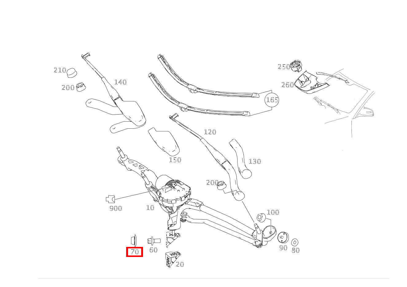 Verschlussdeckel An Trennwand Mitte; 10 MM C 180 KOMPRESSOR T-Modell BlueEFFICIENCY 240 Verschlussdeckel An Trennwand Mitte; 10 MM C 180 KOMPRESSOR T-Modell BlueEFFICIENCY 240