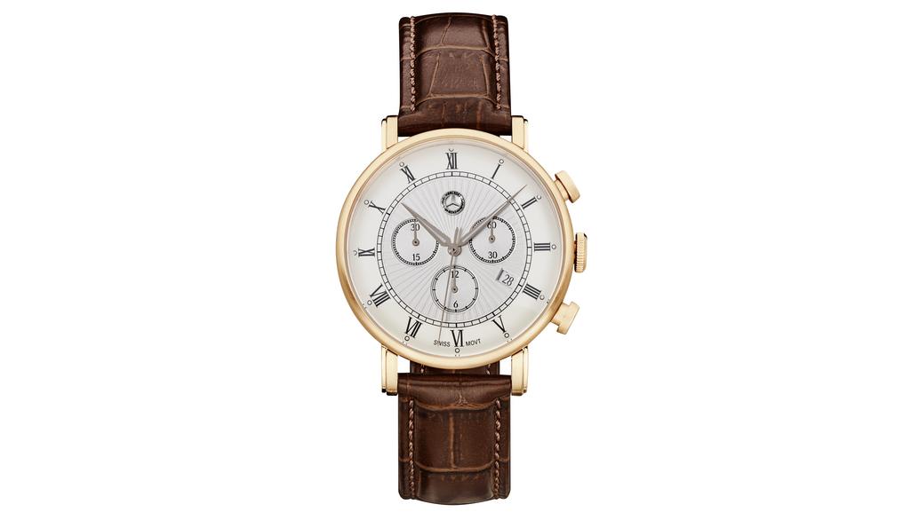 Chronograph Herren, Classic Retro Gold Chronograph Herren, Classic Retro Gold