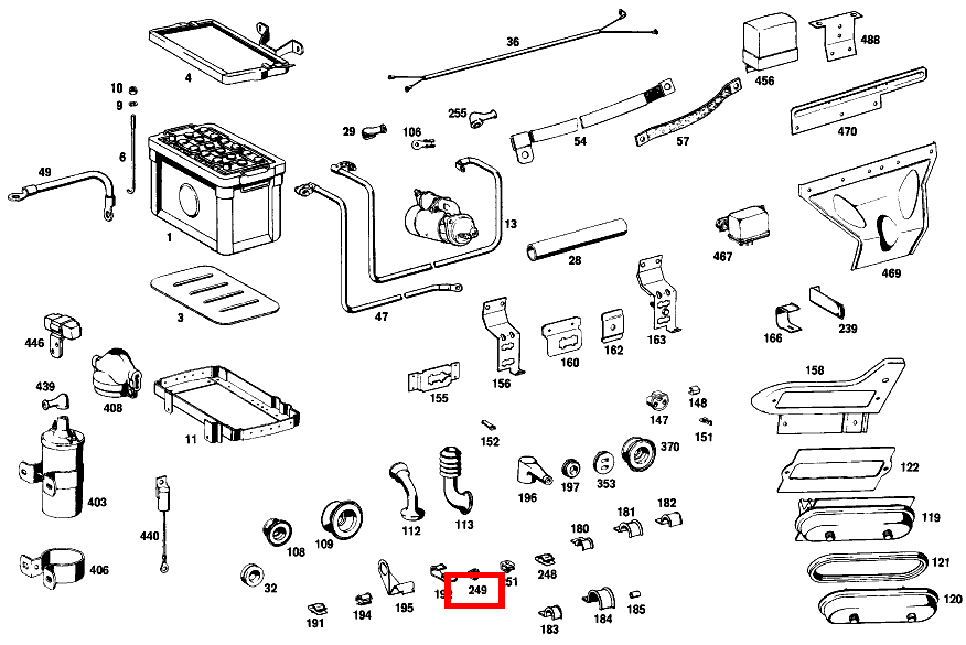 Klammer 300 SEL/8 6.3 109