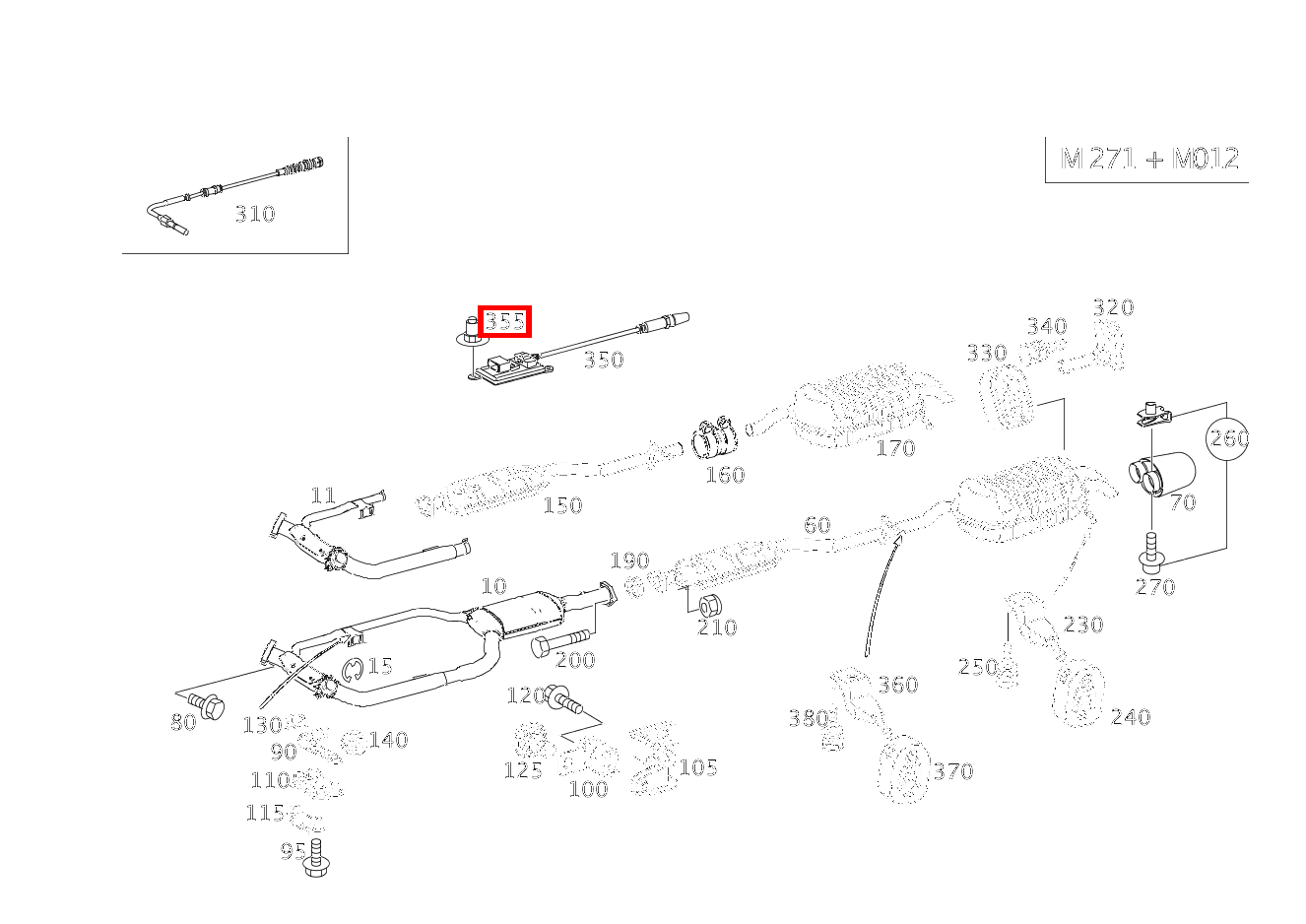 Sechskantmutter Mit Bund BEFESTIGUNG SENSOR; 5 MM C 200 KOMP DE (CL) 203