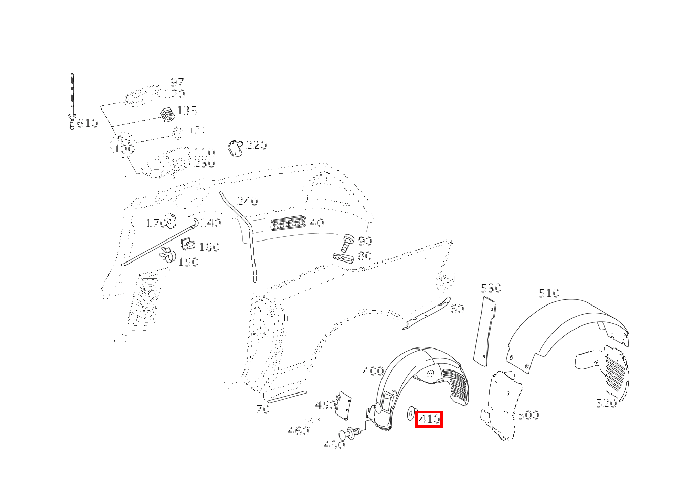 Sechskantmutter ABDECKUNG AN ROHBAU SL 65 AMG Roadster BCA 230 Sechskantmutter ABDECKUNG AN ROHBAU SL 65 AMG Roadster BCA 230