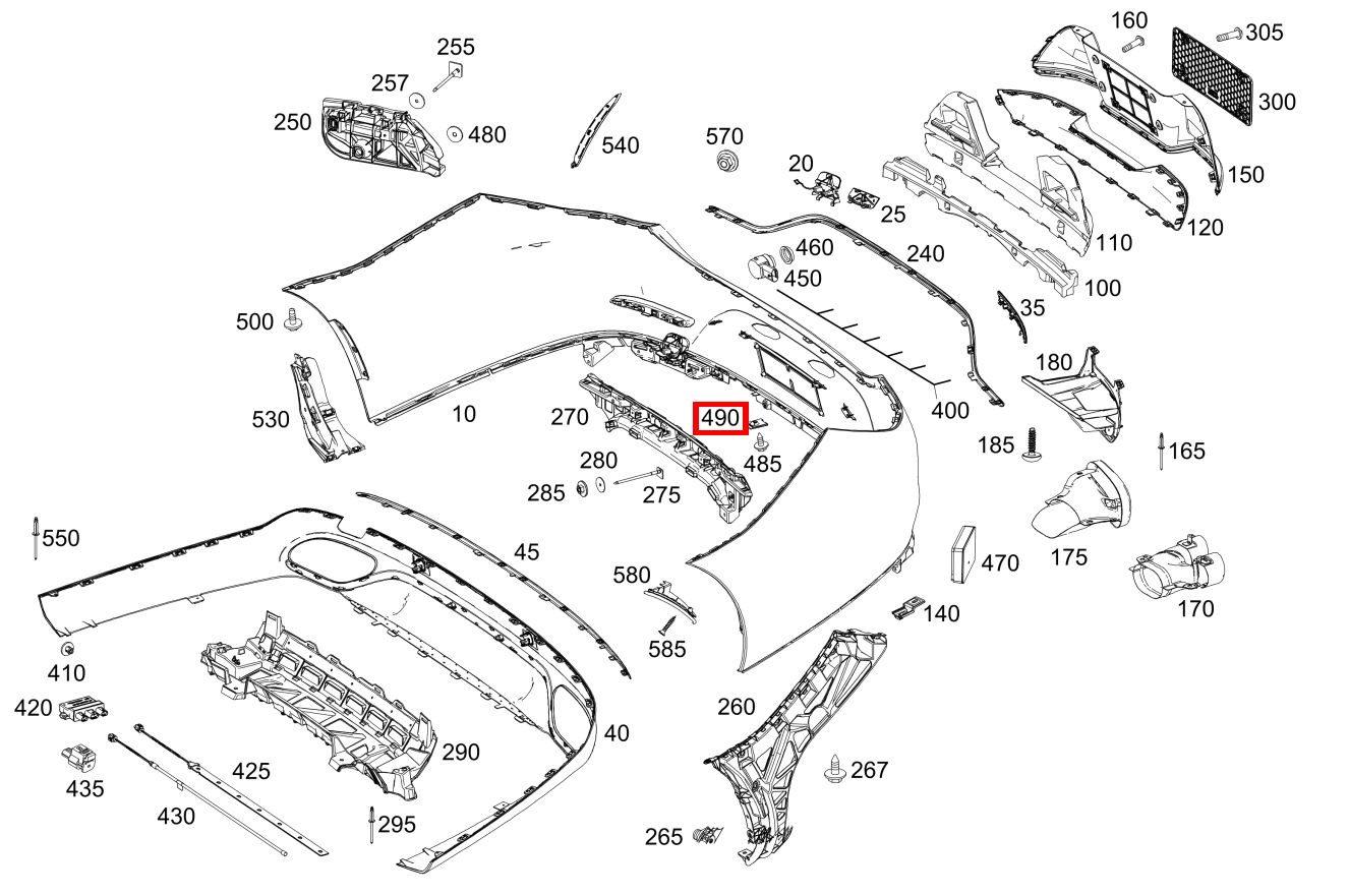 STECKMUTTER AN ROHBAU Mercedes-AMG CLS 53 4MATIC+ 257 STECKMUTTER AN ROHBAU Mercedes-AMG CLS 53 4MATIC+ 257