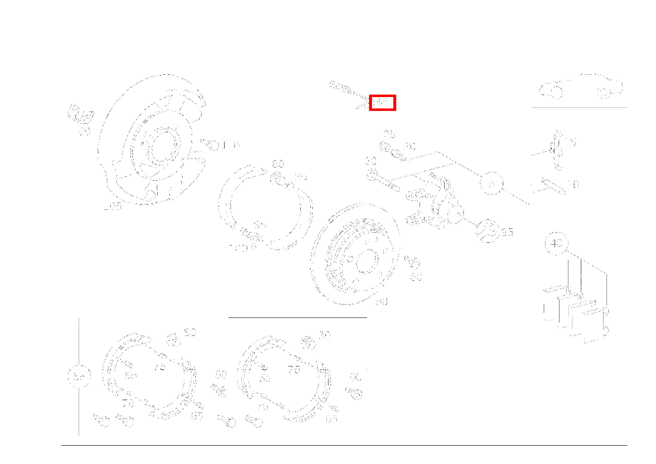 Belagverschleisssensor BREMSBELAGVERSCHLEISSANZEIGE SL 600 Roadster mit Automatik 129 Belagverschleisssensor BREMSBELAGVERSCHLEISSANZEIGE SL 600 Roadster mit Automatik 129