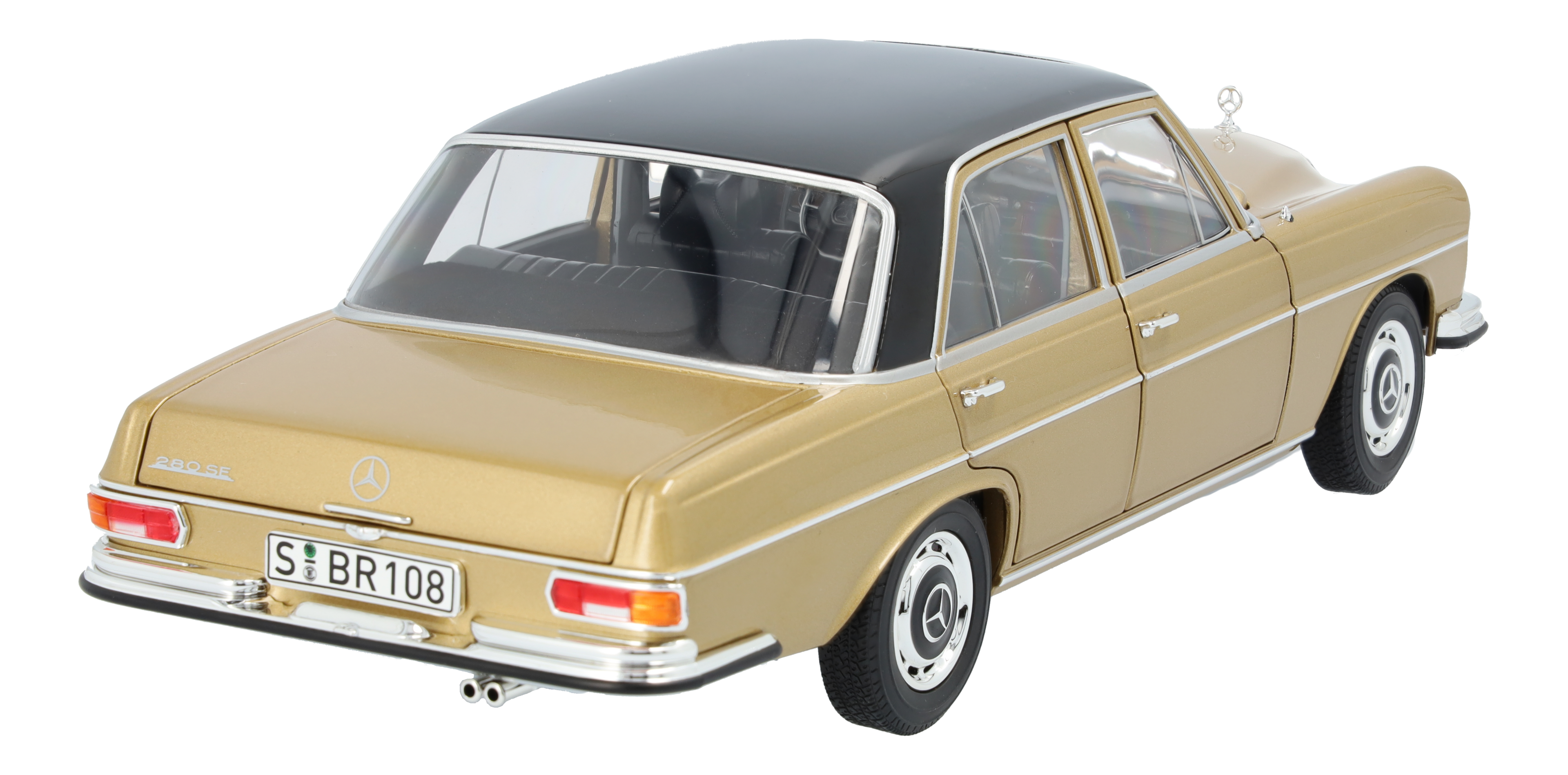 Mercedes-Benz - 280 SE W 108 (1968-1972) tunisbeige, Norev, 1:18