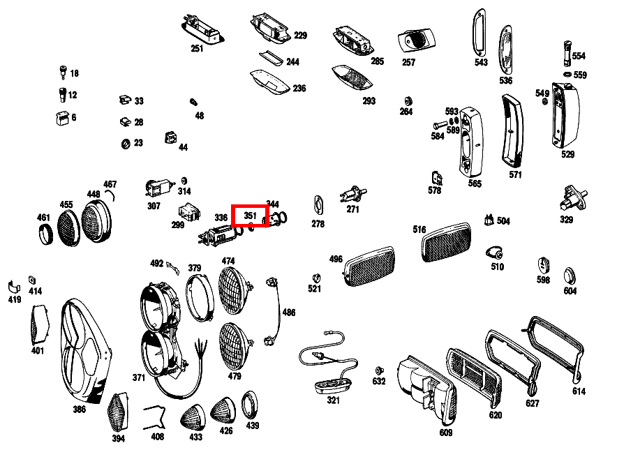 ZIGARETTENANZUENDER 280 SEL 4.5 108