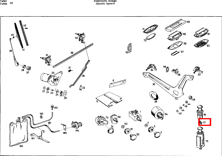 ZIGARETTENANZUENDER GLÜHSPIRALE BIS FGST. 002429 220 SE b/C 111