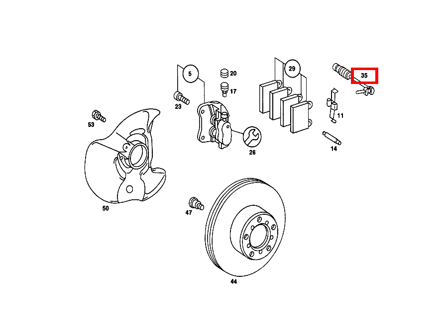 Belagverschleisssensor BREMSBELAGVERSCHLEISSANZEIGE 560 SL 107 Belagverschleisssensor BREMSBELAGVERSCHLEISSANZEIGE 560 SL 107