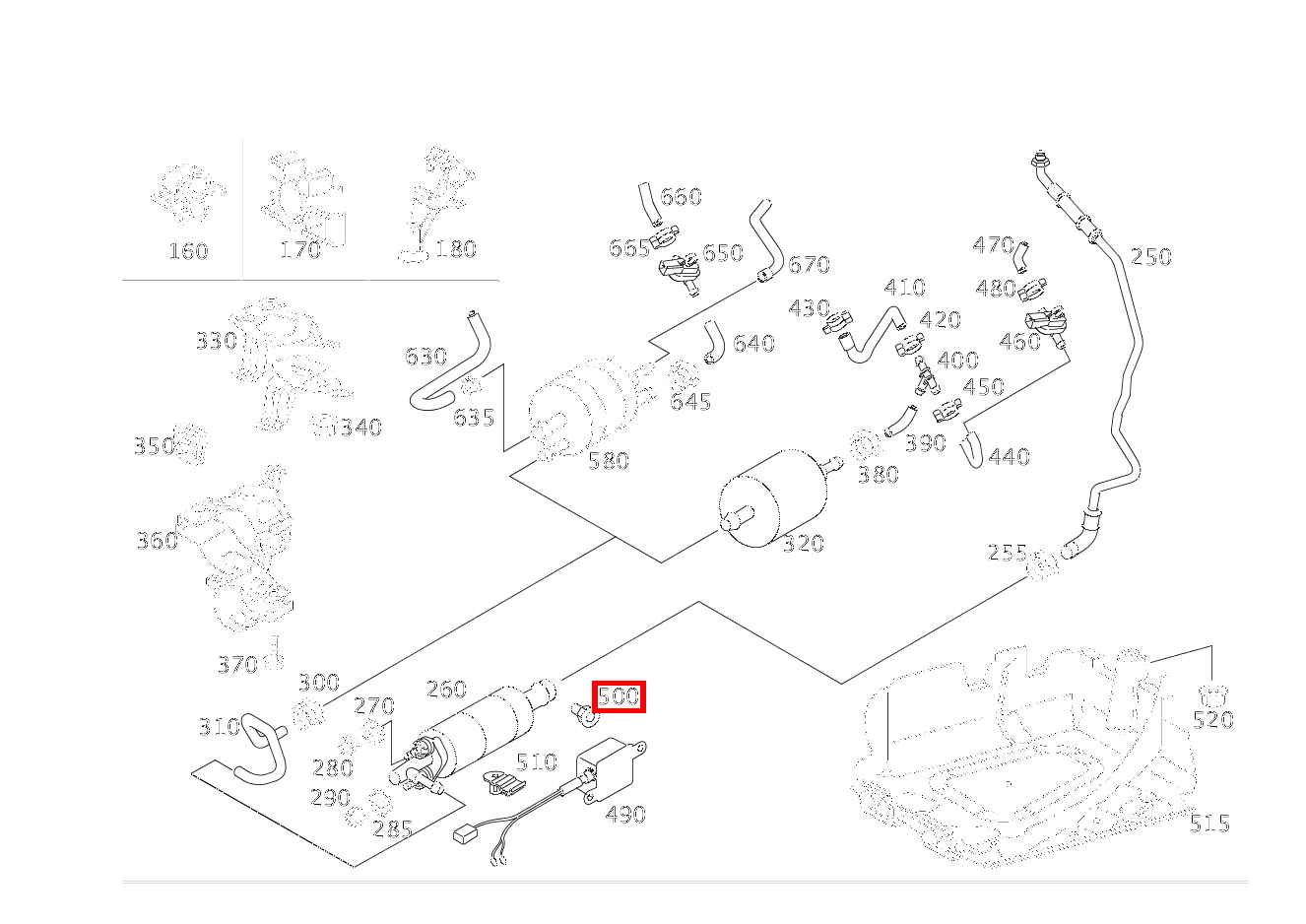 Sechskantmutter Mit Bund BEFESTIGUNG STEUERGERAET; 5 MM CL 65 AMG Coupé 215