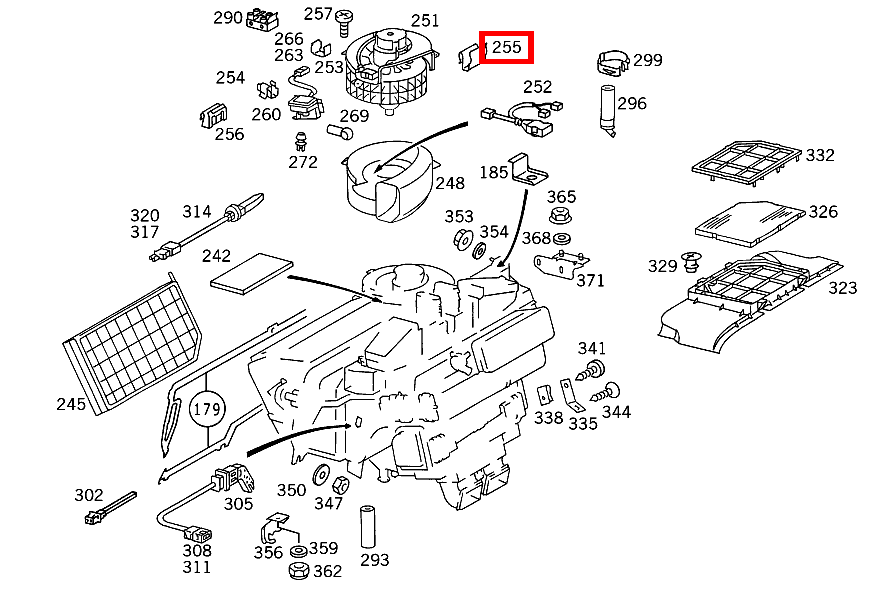 Klammer AN GEBLAESE S 350 Turbodiesel 140 Klammer AN GEBLAESE S 350 Turbodiesel 140