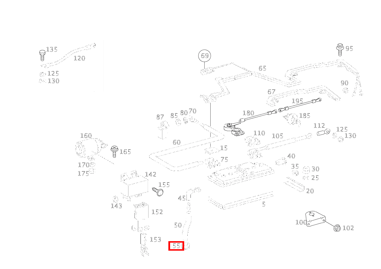 Tülle BATTERIE; 28MM 416 4X2 3550 460 Tülle BATTERIE; 28MM 416 4X2 3550 460