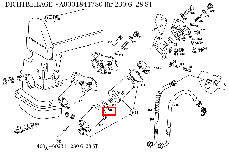 Dichtbeilage 230 G 28 ST 460 Dichtbeilage 230 G 28 ST 460
