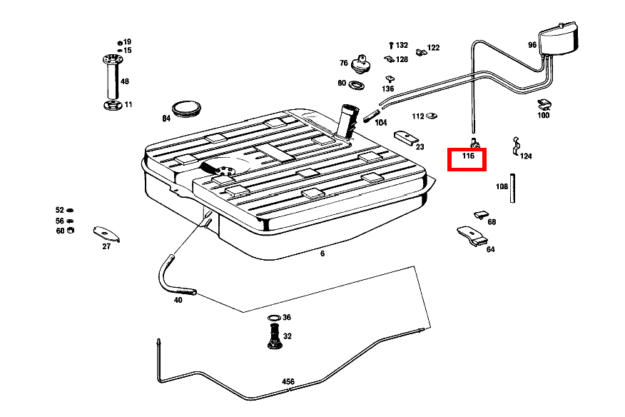 Manschette 220 SE b/C 111 Manschette 220 SE b/C 111