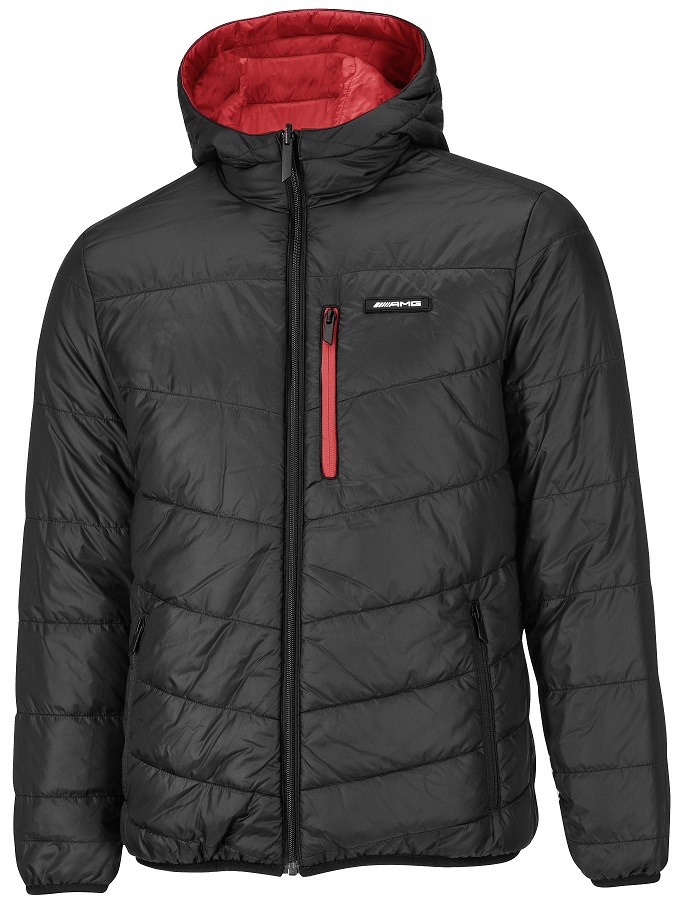 AMG Wendesteppjacke Herren, schwarz/rot | XXL | B66959487 