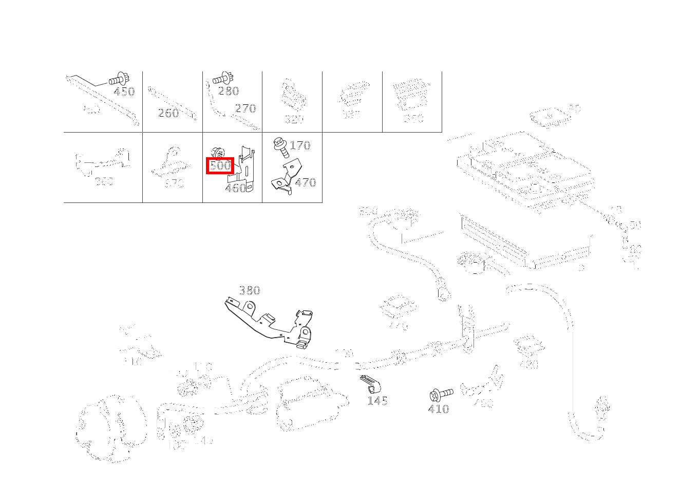 Sechskantmutter BEFESTIGUNG HALTER CLK 63 AMG Cabriolet 209 Sechskantmutter BEFESTIGUNG HALTER CLK 63 AMG Cabriolet 209