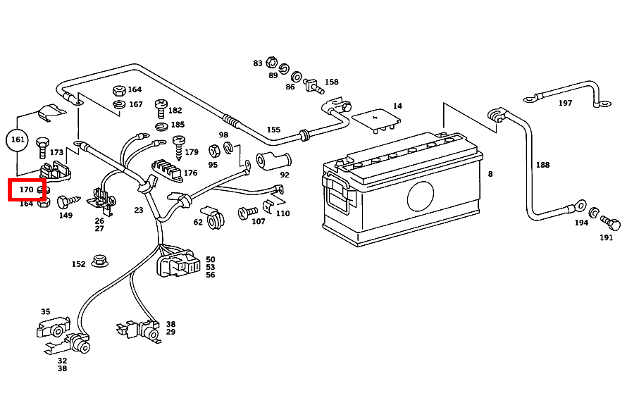 Federscheibe LEITUNGSVERBINDER AN RAHMENLAENGSTRAEGER 560 SL 107 Federscheibe LEITUNGSVERBINDER AN RAHMENLAENGSTRAEGER 560 SL 107