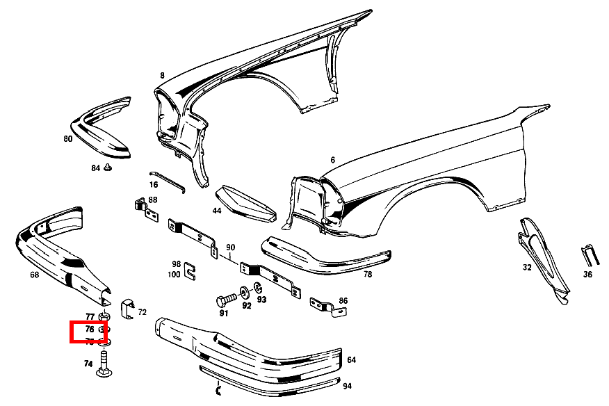 Federring 220 SE b/C 111 Federring 220 SE b/C 111