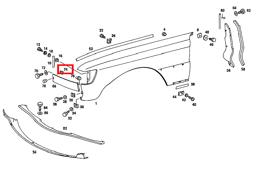 CLIPSMUTTER BLECHSCHRAUBE 450 SEL 6.9 116 CLIPSMUTTER BLECHSCHRAUBE 450 SEL 6.9 116