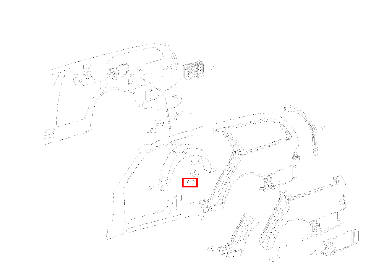 KUNSTSTOFFMUTTER AN RADEINBAU HINTEN LINKS E280 210 KUNSTSTOFFMUTTER AN RADEINBAU HINTEN LINKS E280 210