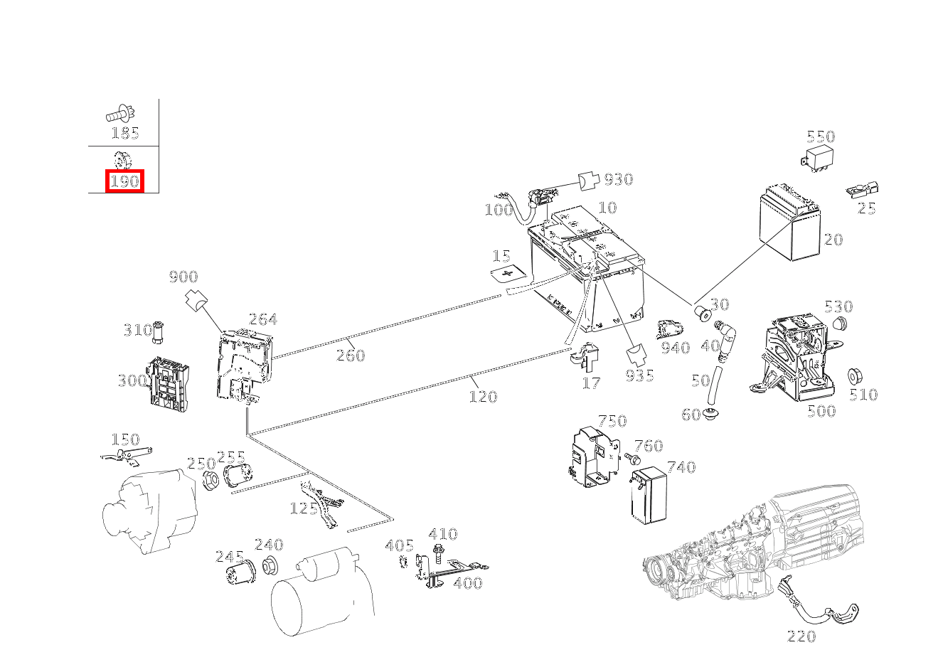 Sechskantmutter Halter an Längsträger vorn rechts GLK 350 4MATIC 204 Sechskantmutter Halter an Längsträger vorn rechts GLK 350 4MATIC 204