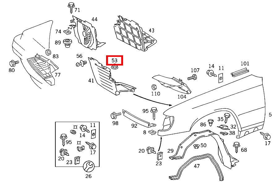 Sechskantmutter BEI SONDER-SIGNALANLAGE B 180 247 Sechskantmutter BEI SONDER-SIGNALANLAGE B 180 247