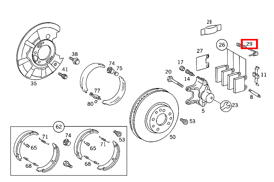 Belagverschleisssensor BREMSBELAGVERSCHLEISSANZEIGE ASR S 600 Coupé 140 Belagverschleisssensor BREMSBELAGVERSCHLEISSANZEIGE ASR S 600 Coupé 140