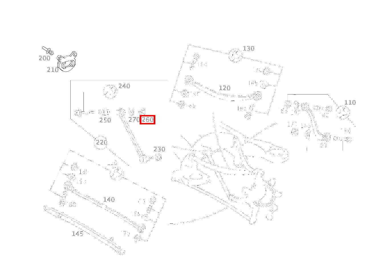 Sechskantmutter SPURSTANGE AN HINTERACHSTRAEGER; M12X1.5 CL 65 AMG Coupé 215 Sechskantmutter SPURSTANGE AN HINTERACHSTRAEGER; M12X1.5 CL 65 AMG Coupé 215