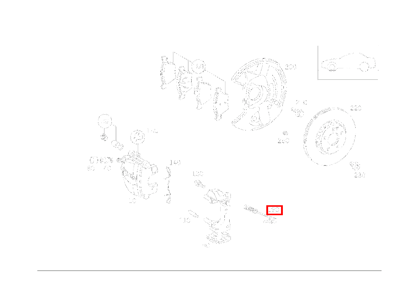 Belagverschleisssensor BREMSBELAGVERSCHLEISSANZEIGE,RECHTS SLK 320 V6 170 Belagverschleisssensor BREMSBELAGVERSCHLEISSANZEIGE,RECHTS SLK 320 V6 170
