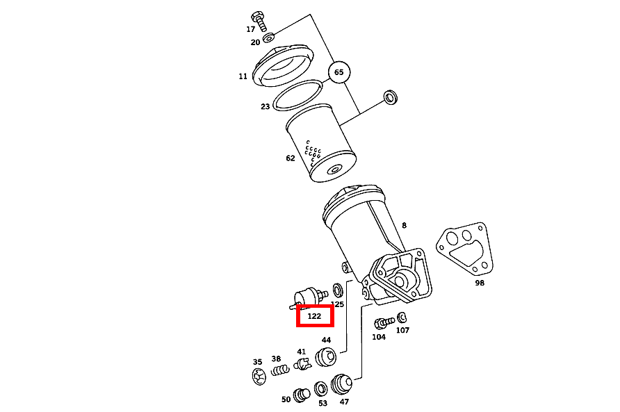 Drucksensor OELDRUCKMESSER 420 SEC COUPE mit Automatic 126 Drucksensor OELDRUCKMESSER 420 SEC COUPE mit Automatic 126