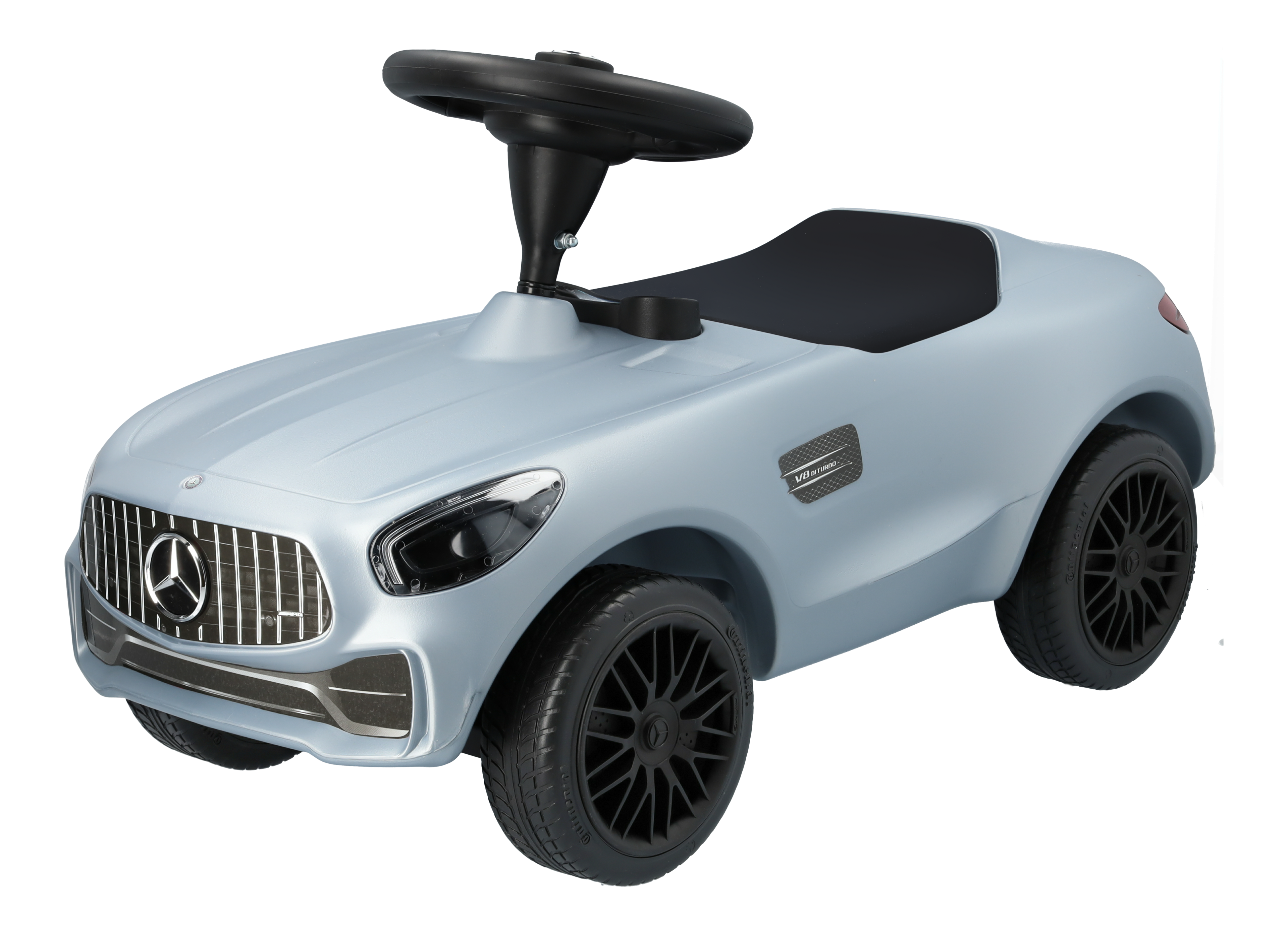 Kinderrutscher Bobby-AMG GT, silberfarben