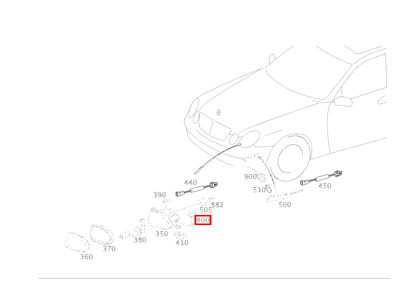 Blechschraube BEFESTIGUNG AUSSENLEUCHTE AN HALTER; 4.2X13 E 63 AMG T-Modell 211 Blechschraube BEFESTIGUNG AUSSENLEUCHTE AN HALTER; 4.2X13 E 63 AMG T-Modell 211