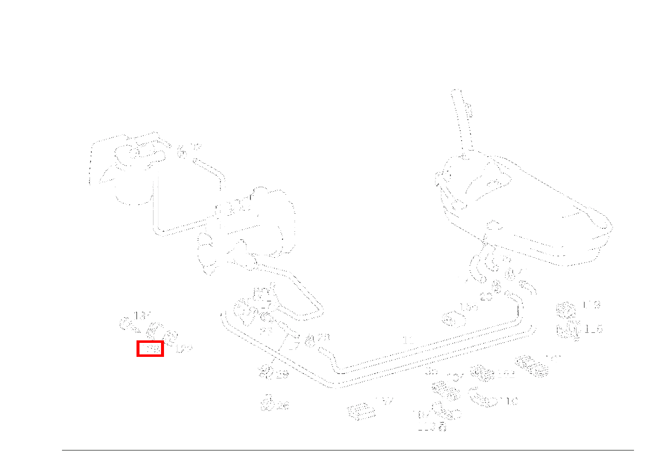 Schelle KRAFTSTOFFLEITUNGEN AN VORBAU 300TDT/E300DTDT 4M 124