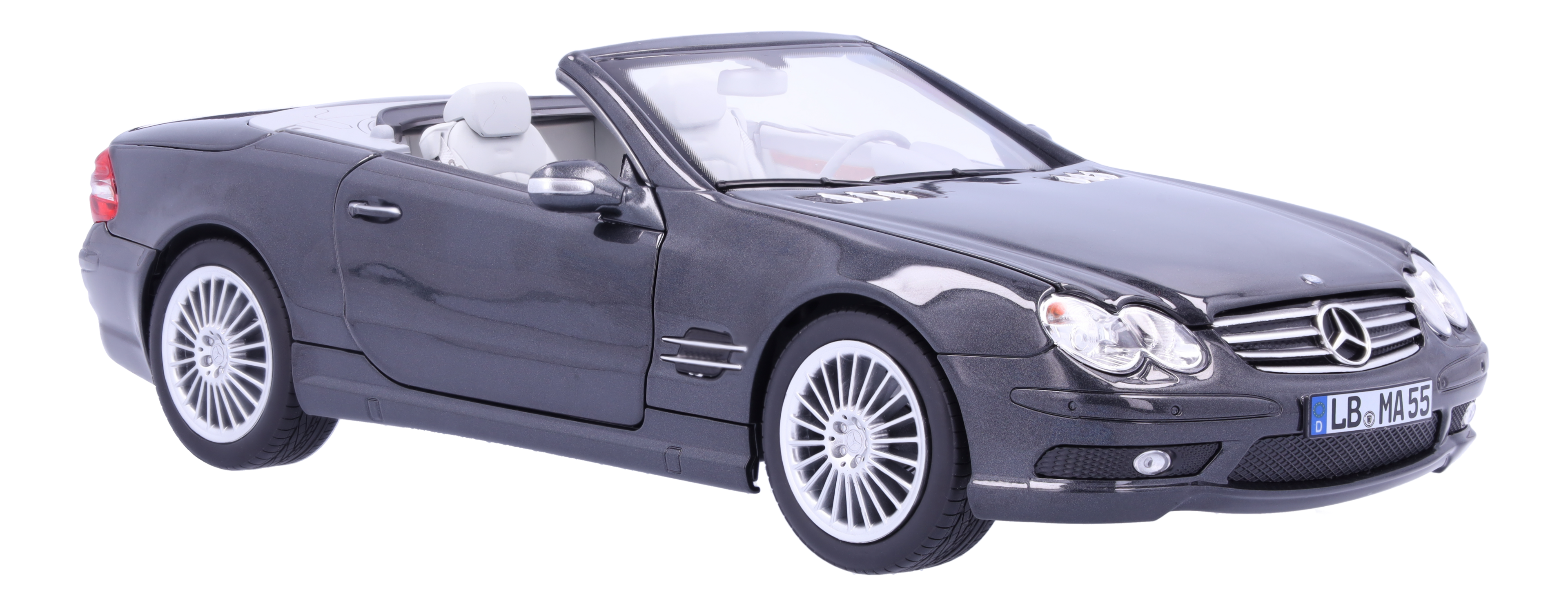 Mercedes-Benz - SL 55 AMG R 230 (2001-2006) obsidianschwarz, 1:18