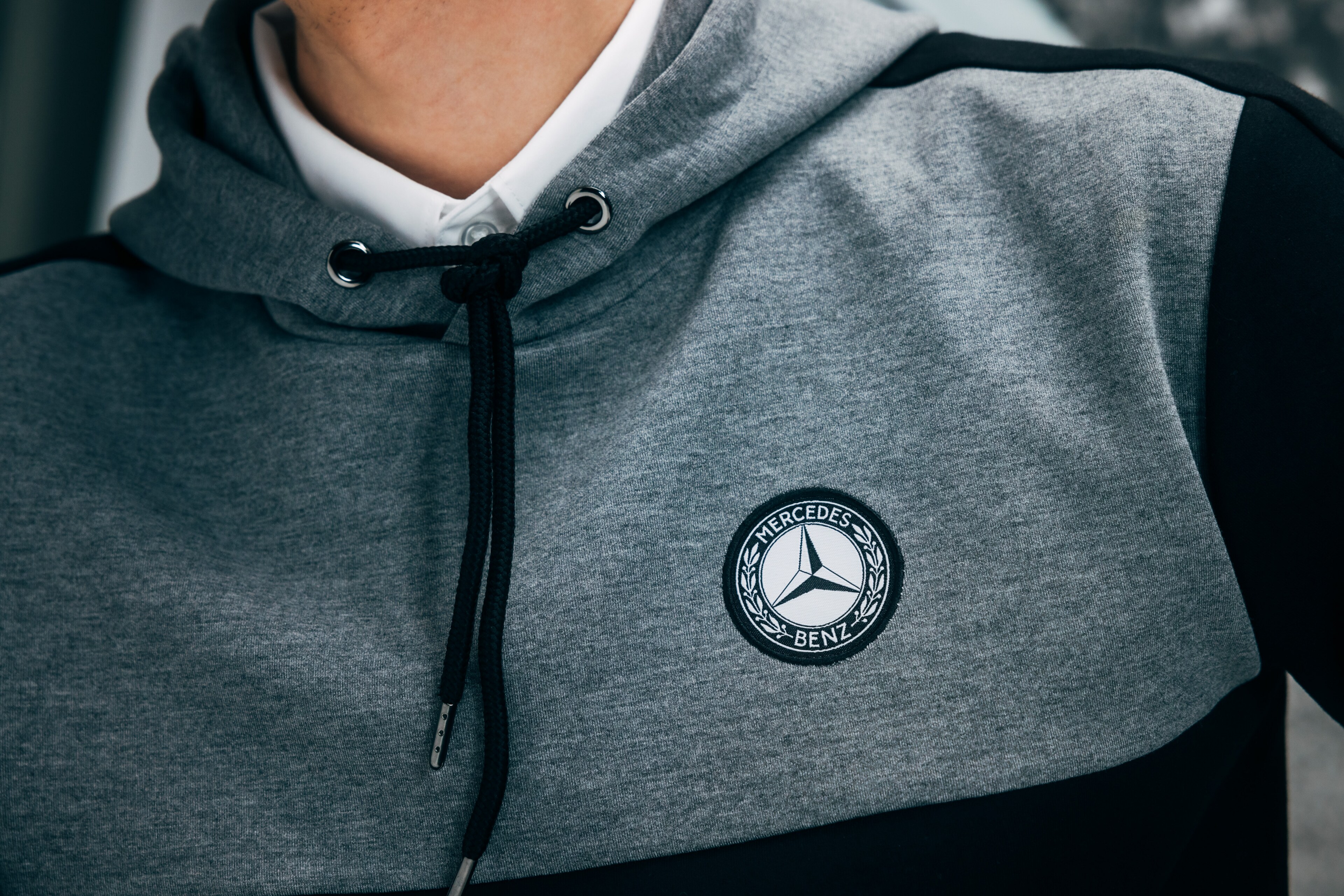 Mercedes-Benz - Sweathoody, Unisex, schwarz