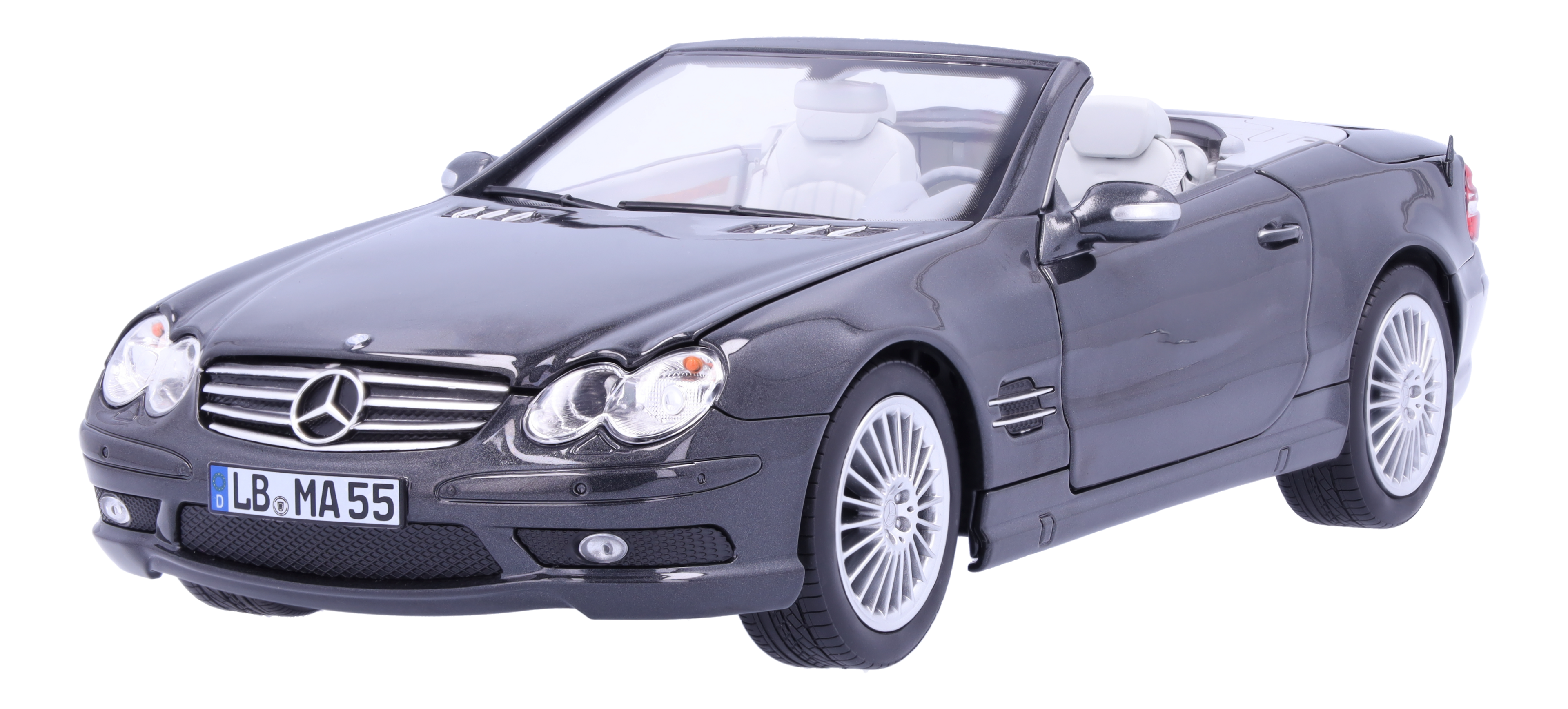 Mercedes-Benz - SL 55 AMG R 230 (2001-2006) obsidianschwarz, 1:18