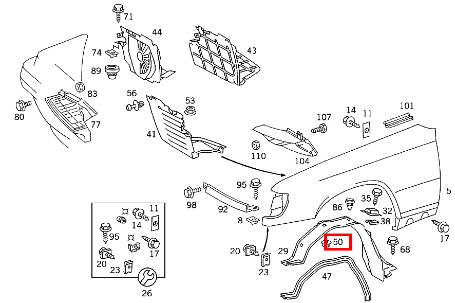 KUNSTSTOFFMUTTER TRENNWAND AN RADEINBAU B 180 247 KUNSTSTOFFMUTTER TRENNWAND AN RADEINBAU B 180 247